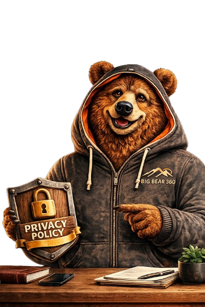 BigBear360 privacy policy bear mascot