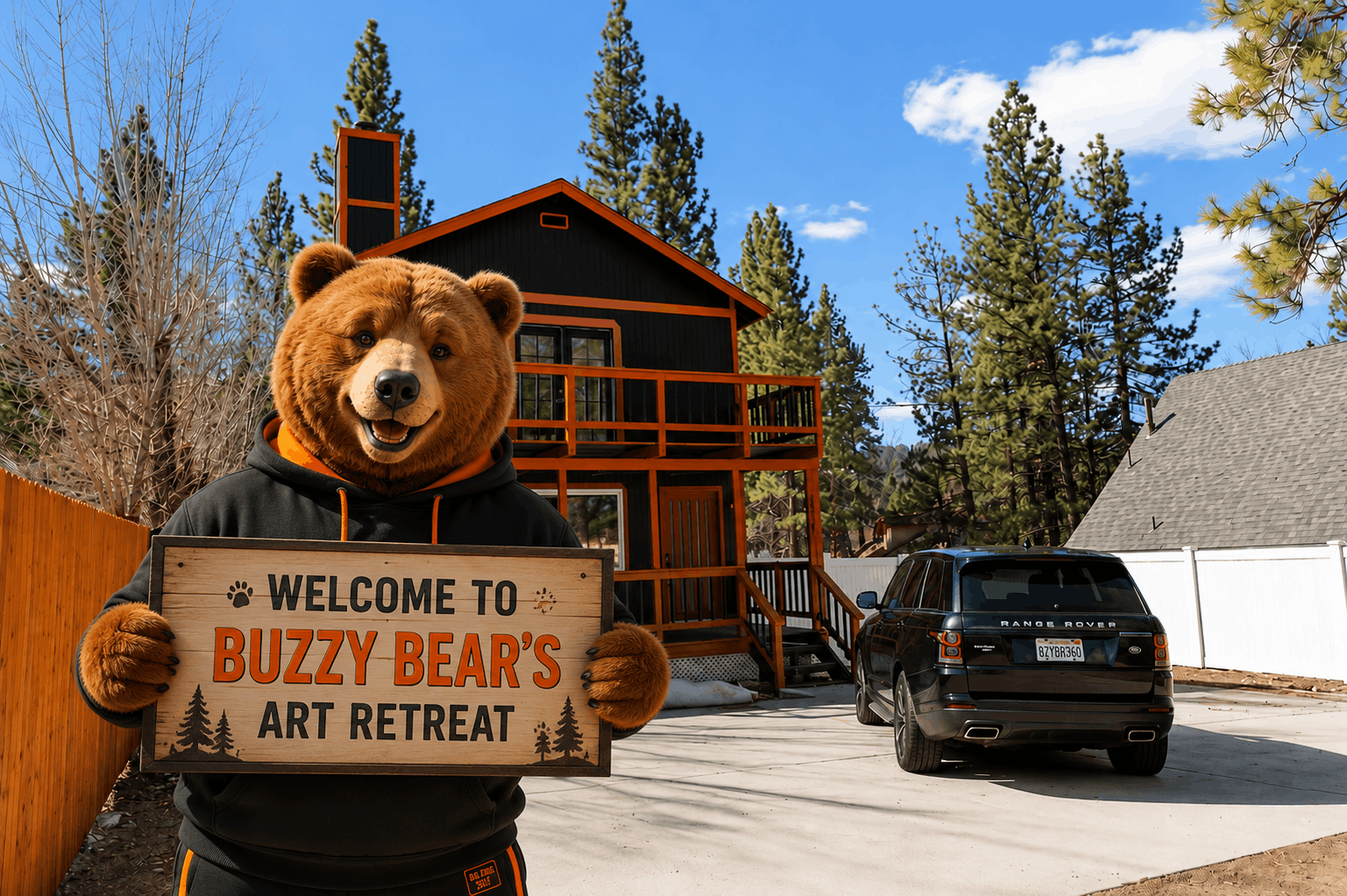 Buzzy Bear’s Art Retreat in Big Bear Lake